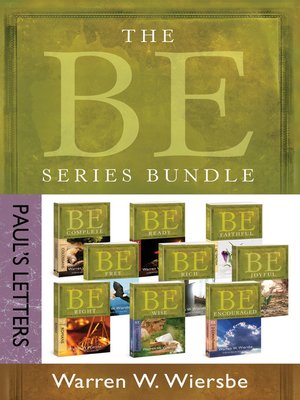 cover image of The BE Series Bundle, Paul's Letters